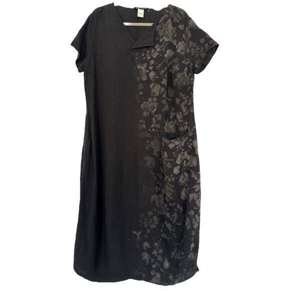 Elemente Clemente Dresses & Skirts - Elemente Clemente Linen Oversized Tunic Midi Lagenlook Dress Size 4